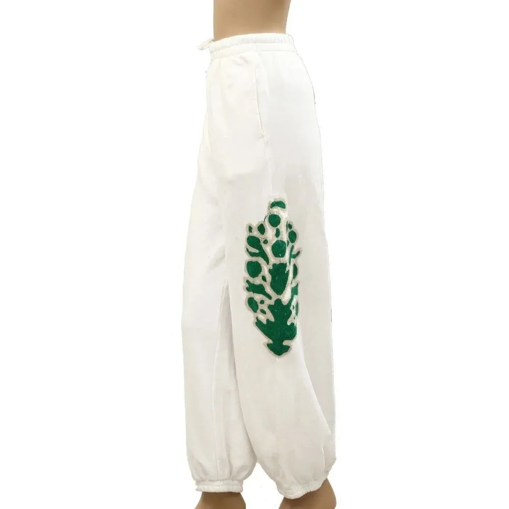 Free People FP Movement All Star Embroidered Trouser Pants Mid-Rise S 287448